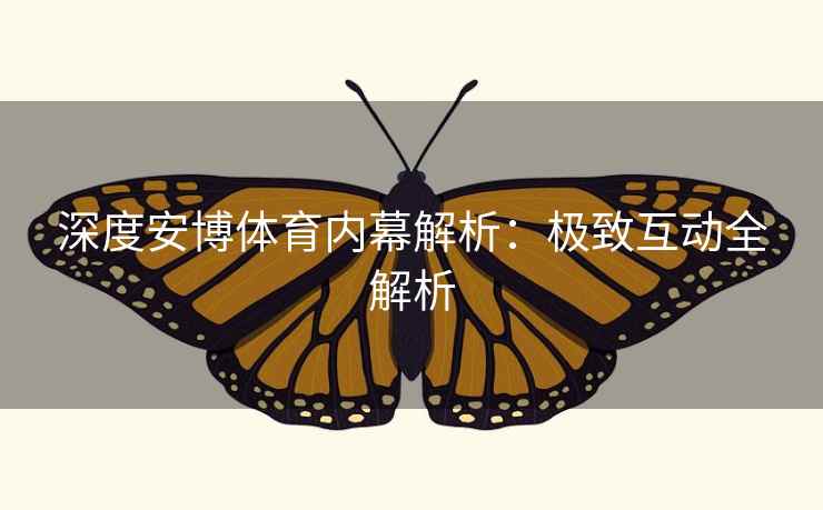 深度安博体育内幕解析：极致互动全解析