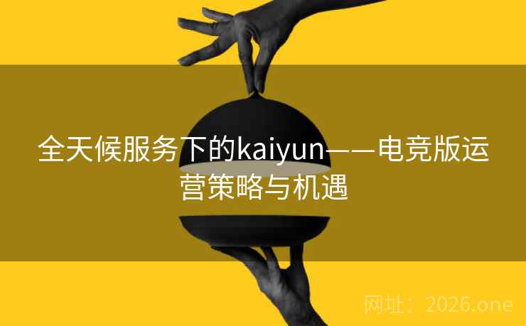 全天候服务下的kaiyun——电竞版运营策略与机遇