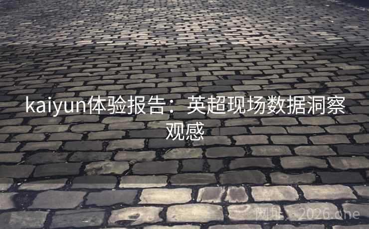 kaiyun体验报告：英超现场数据洞察观感