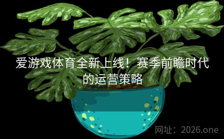 爱游戏体育全新上线！赛季前瞻时代的运营策略