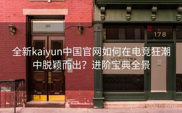 全新kaiyun中国官网如何在电竞狂潮中脱颖而出？进阶宝典全景